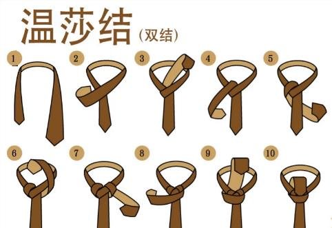 领带打法图解最简单，3种基础领带打法图解
